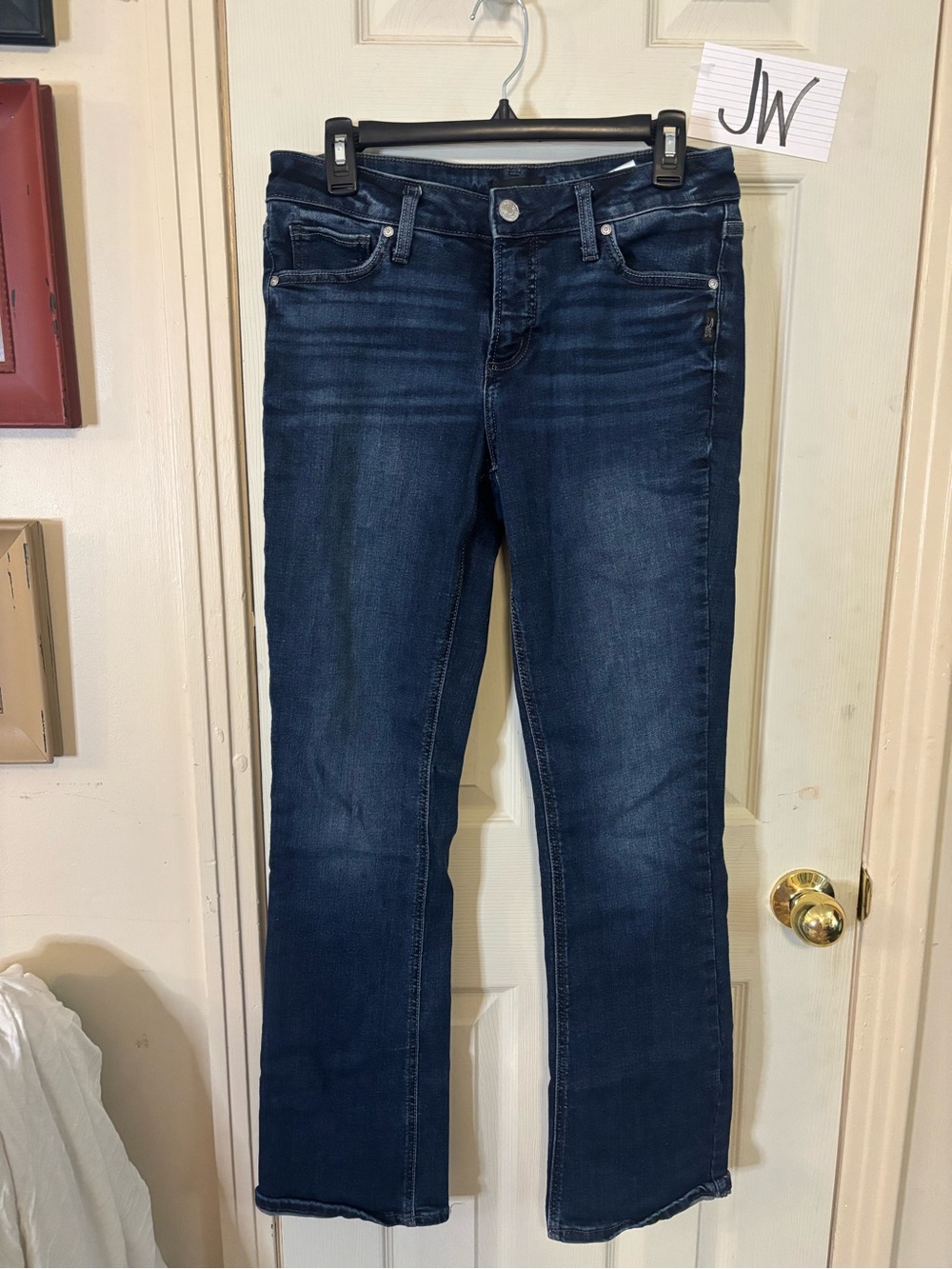 Silver Jeans Women's Dark Blue Boot Cut Jeans